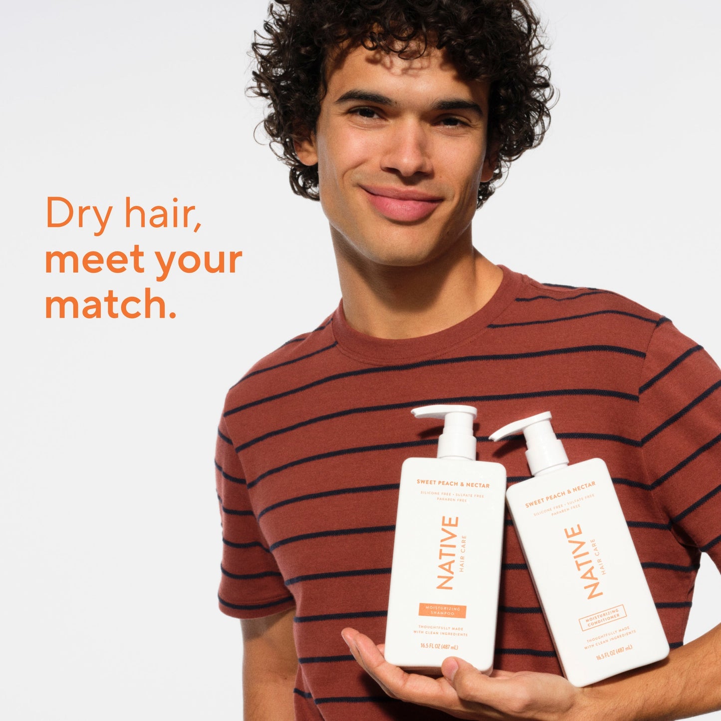 Moisturizing Shampoo Sweet Peach and Nectar Classic 16.5oz Daily Care
