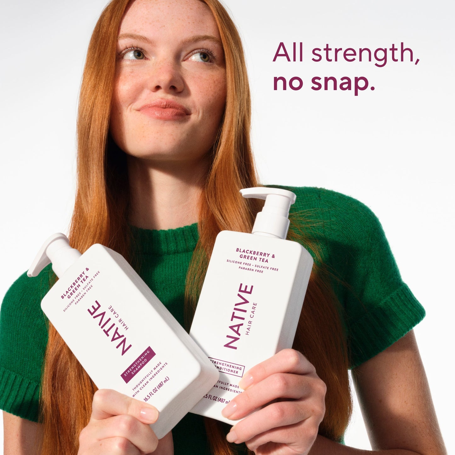 Strengthening Shampoo Blackberry and Green Tea Classic 16.5oz Daily Care