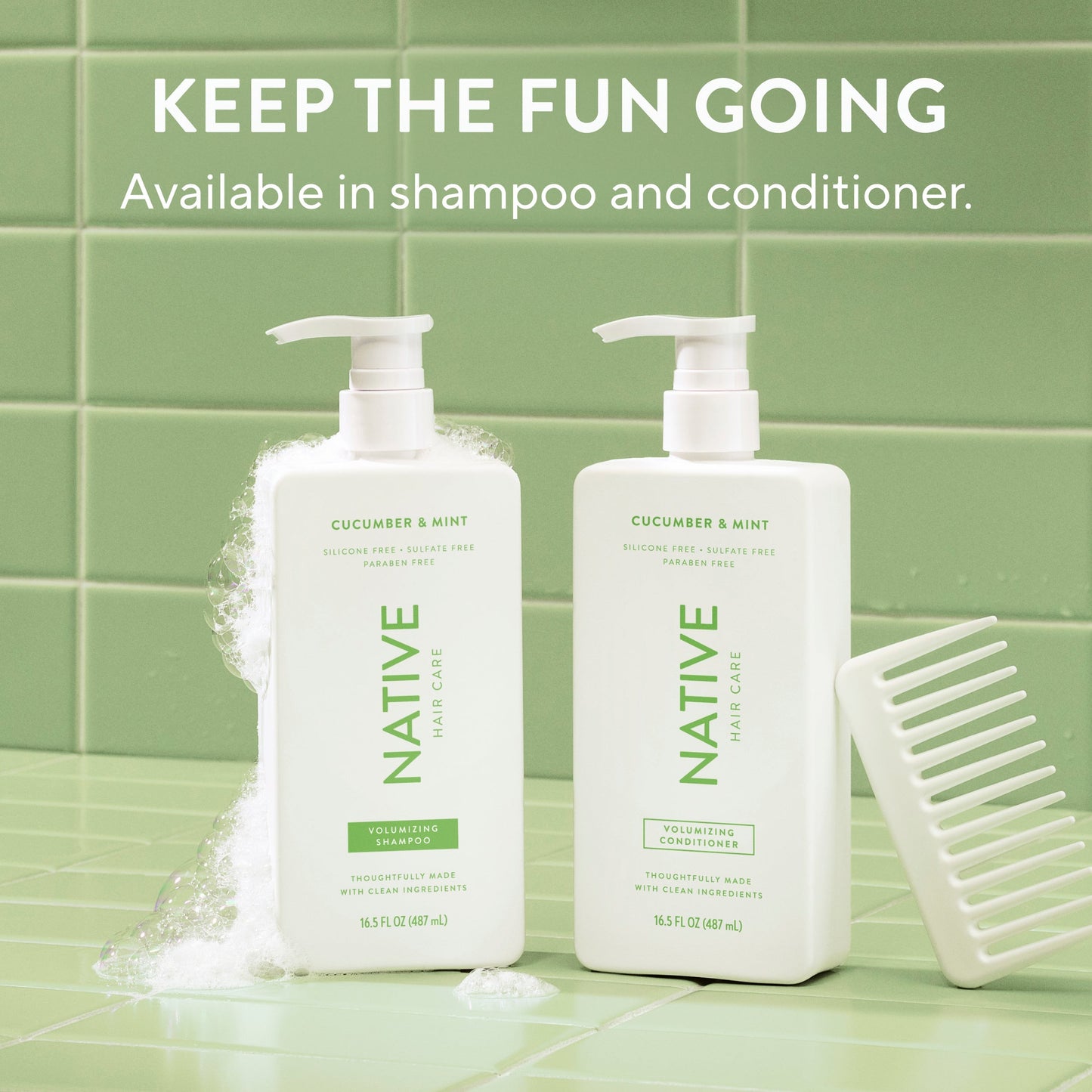 Mini Volumizing Conditioner Cucumber and Mint Classic 3oz Daily Care