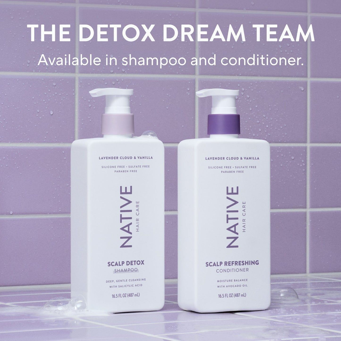 Scalp Clarifying Shampoo Lavender Cloud and Vanilla Classic 16.5oz Daily Care