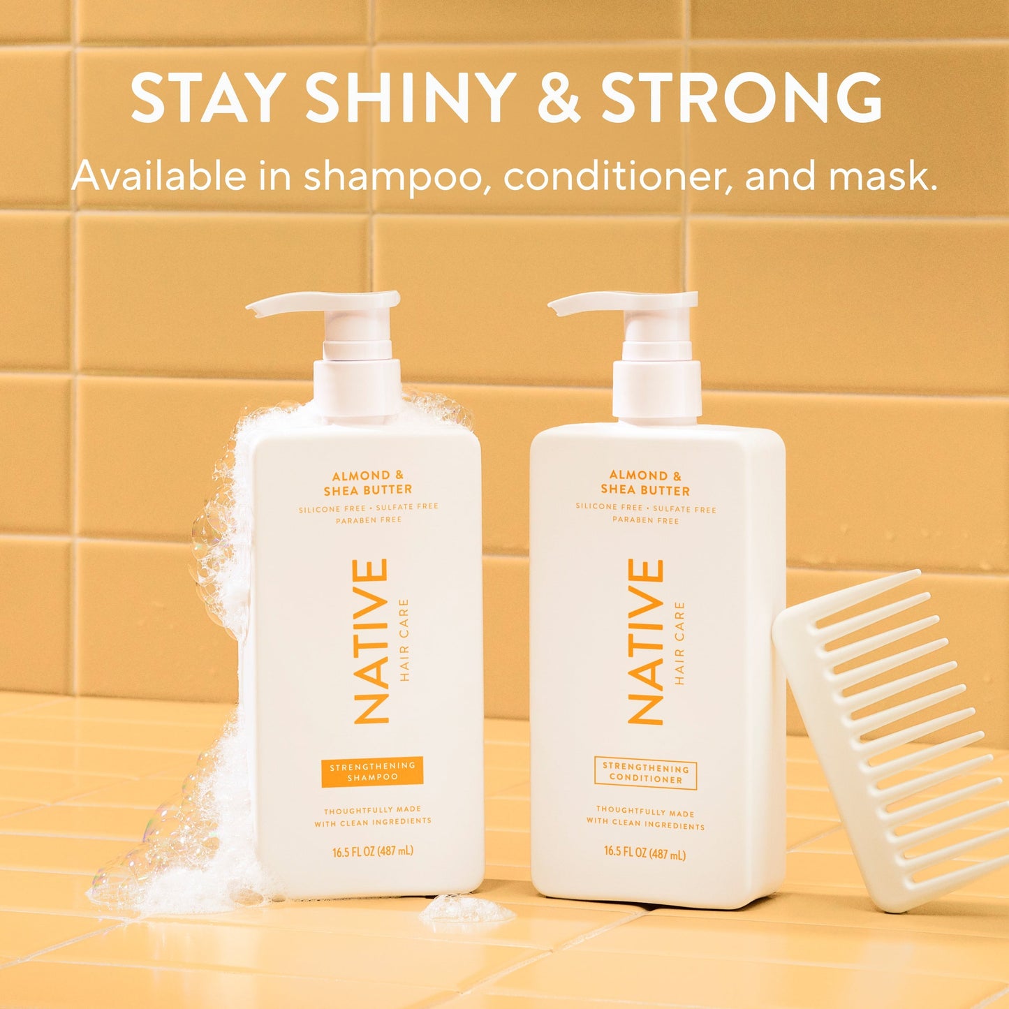 Strengthening Conditioner Almond and Shea Butter Classic 16.5oz Daily Care