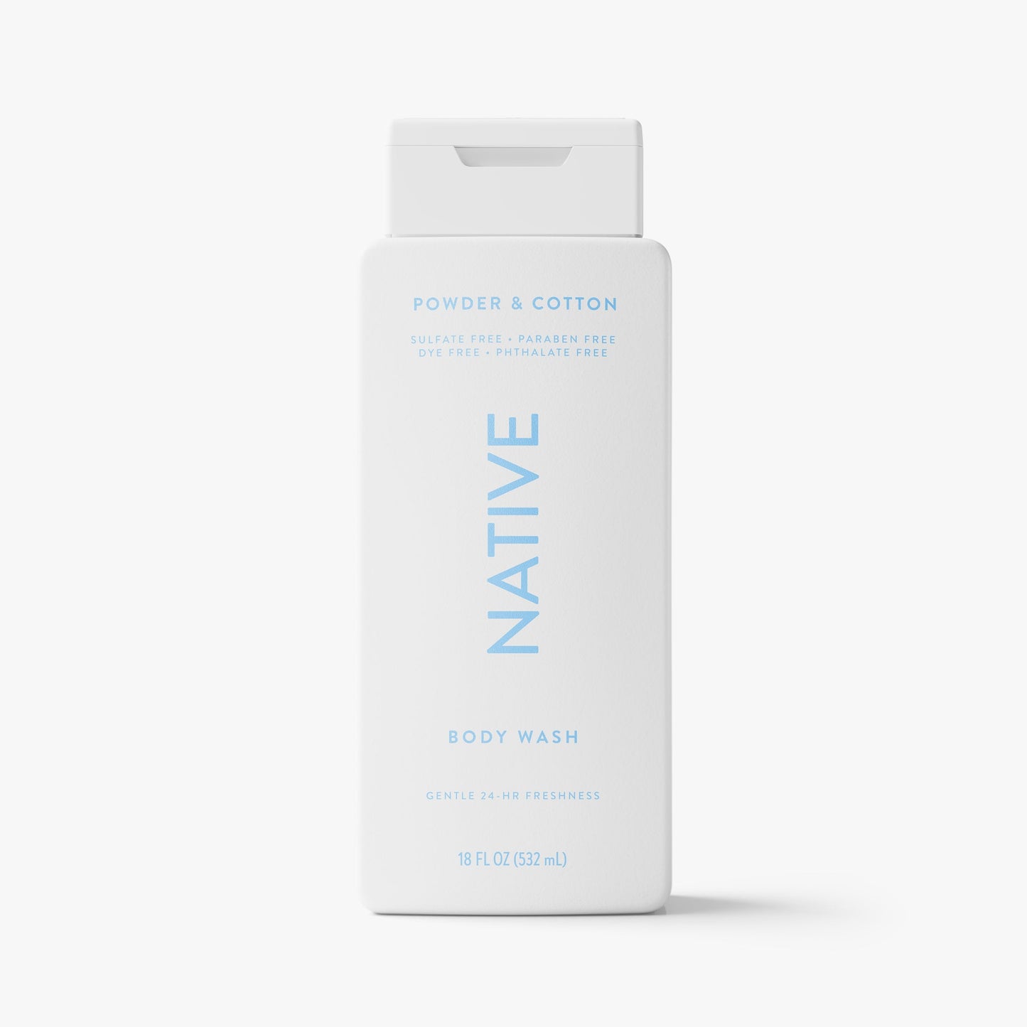 Body Wash Powder and Cotton Classic 18oz Daily Care