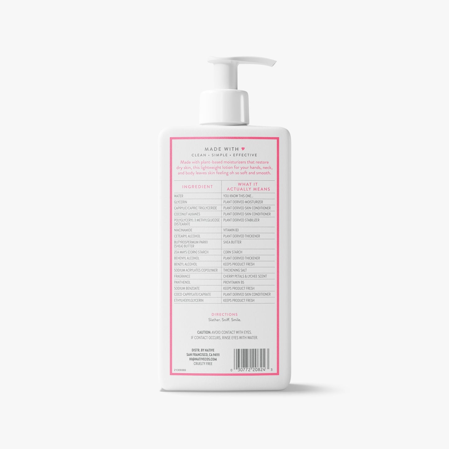 Body Lotion Cherry Petals and Lychee Classic 16.5oz Daily Care