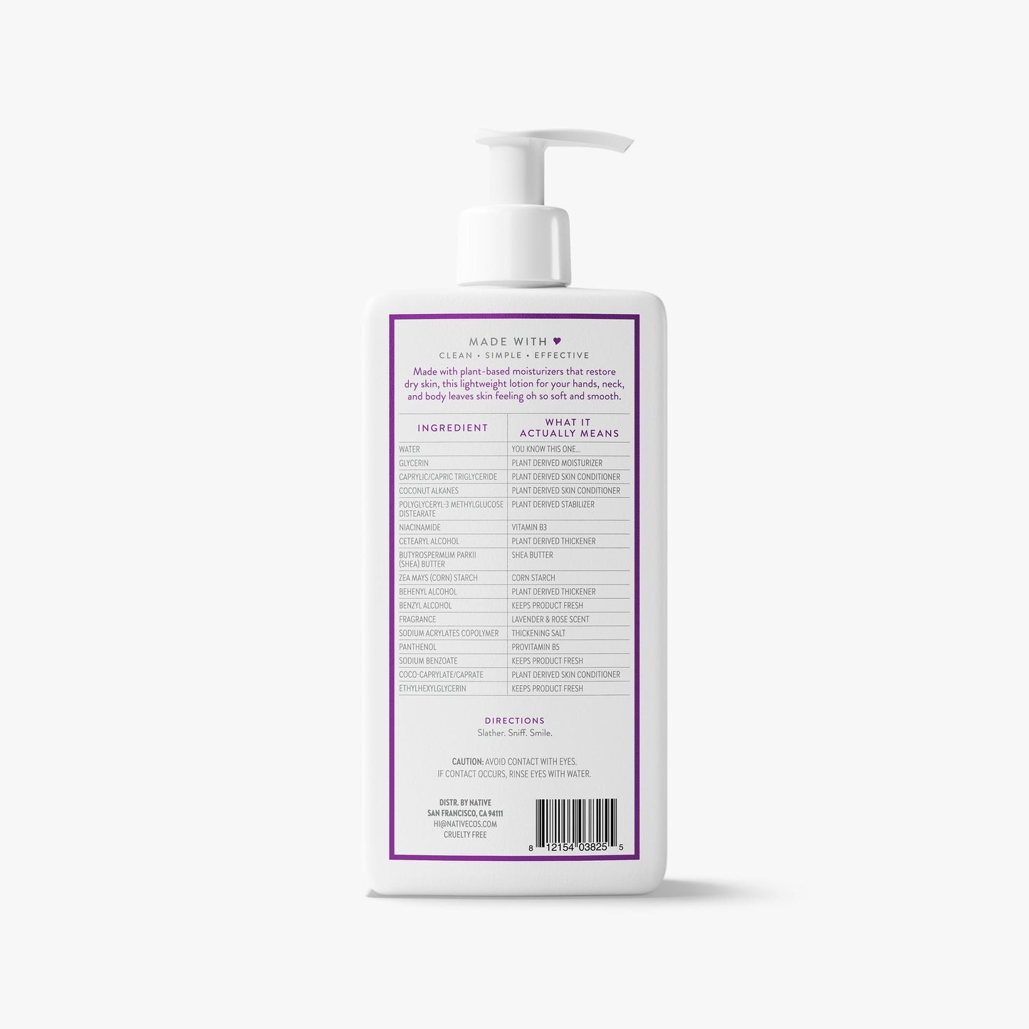 Body Lotion Lavender and Rose Classic 16.5oz Daily Care