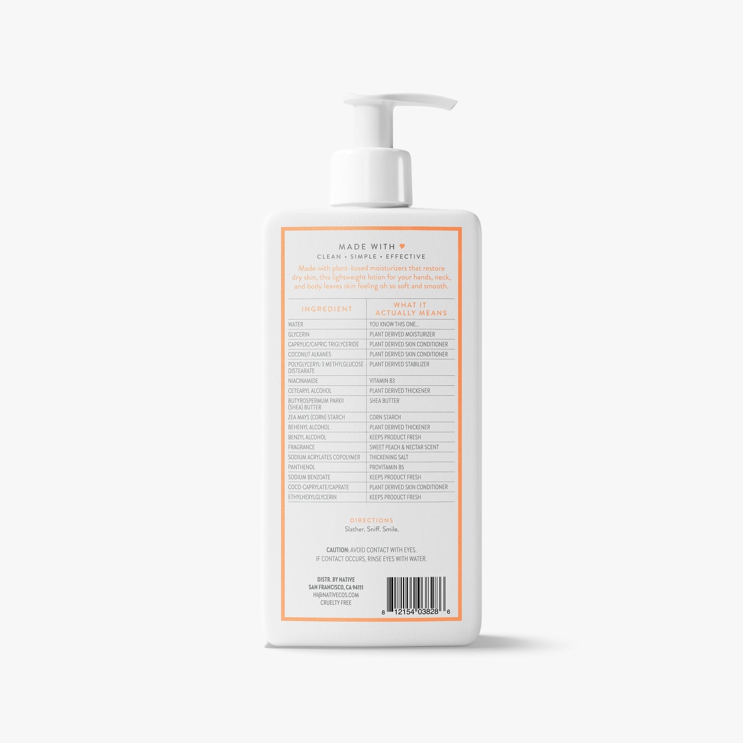 Body Lotion Sweet Peach and Nectar Classic 16.5oz Daily Care