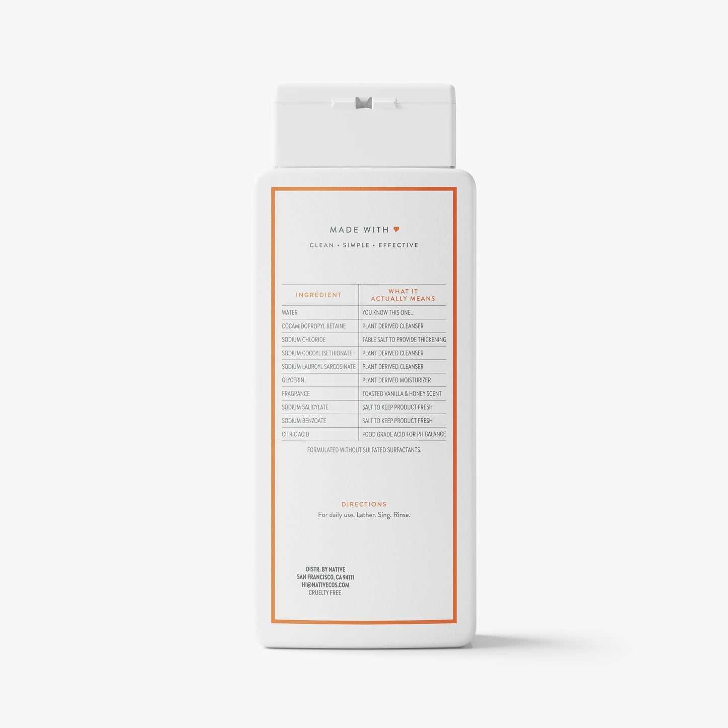 Body Wash Toasted Vanilla and Honey Classic 18oz Daily Care