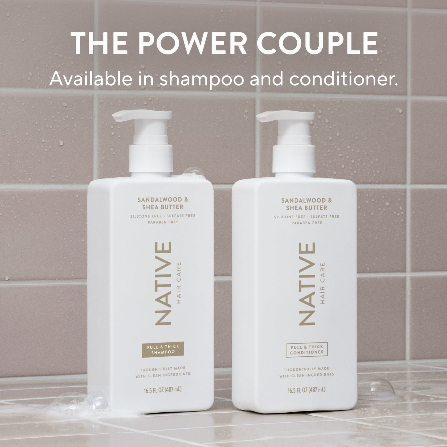 Full and Thick Shampoo Sandalwood and Shea Butter Classic 16.5oz Daily Care