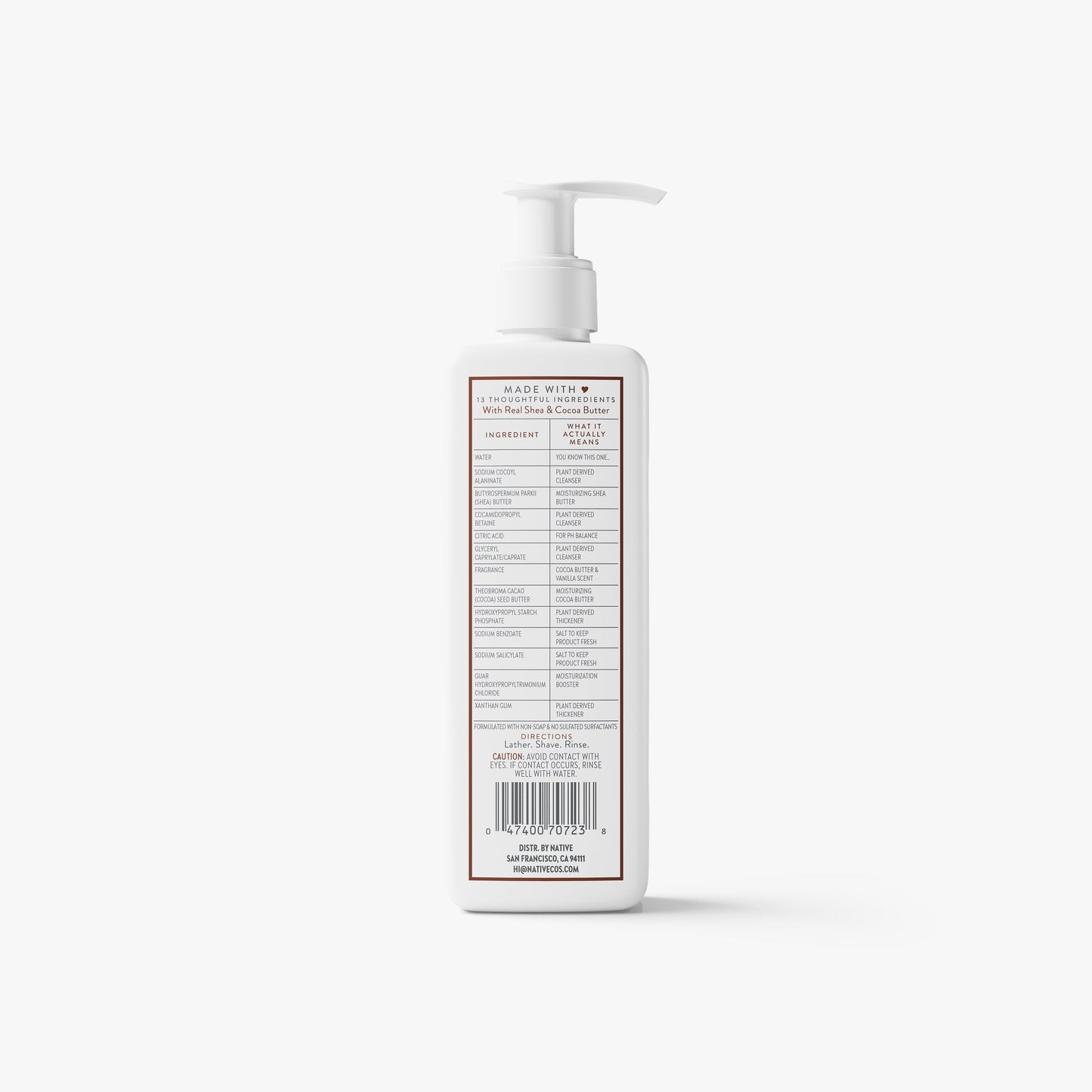 Ultra Moisture Shave Cream Cocoa Butter and Vanilla Classic 7.6oz Daily Care