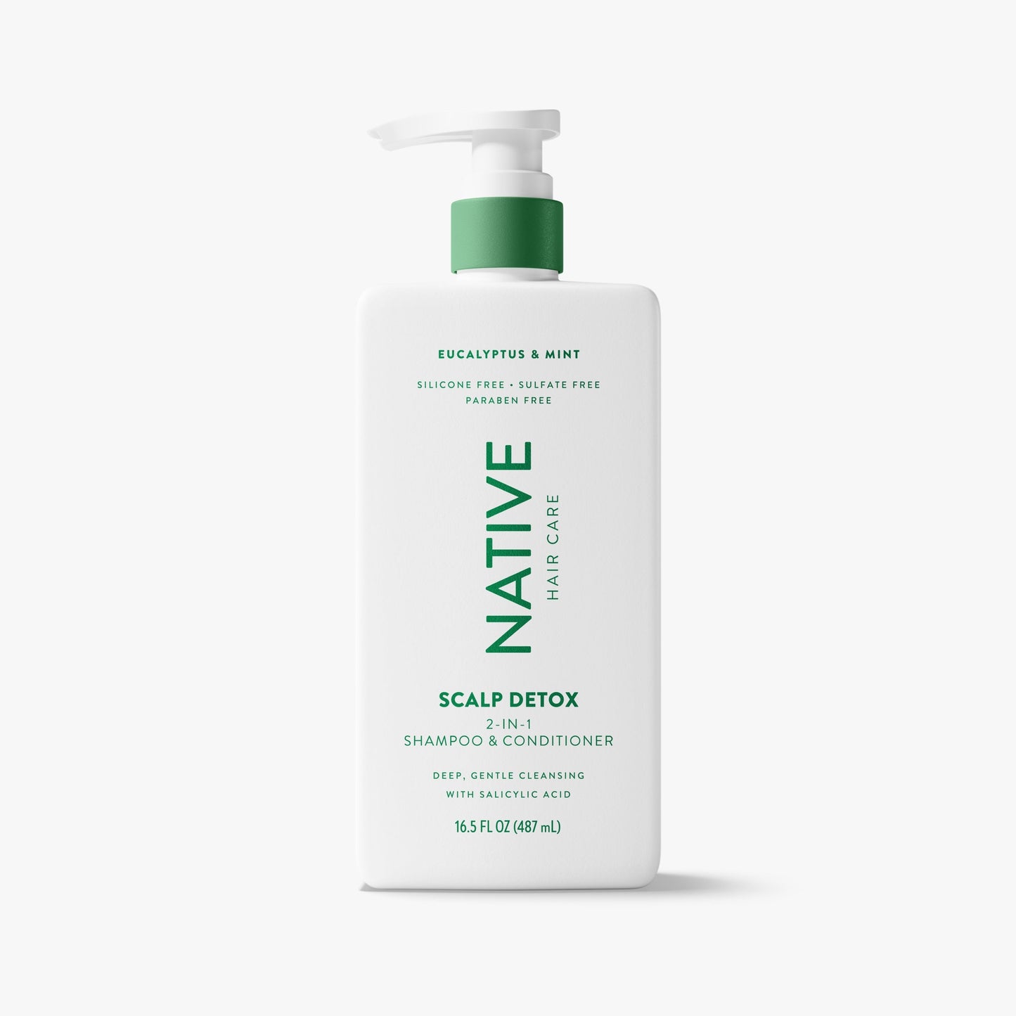 Scalp Clarifying 2 in 1 Shampoo and Conditioner Eucalyptus and Mint Classic 16.5oz Daily Care