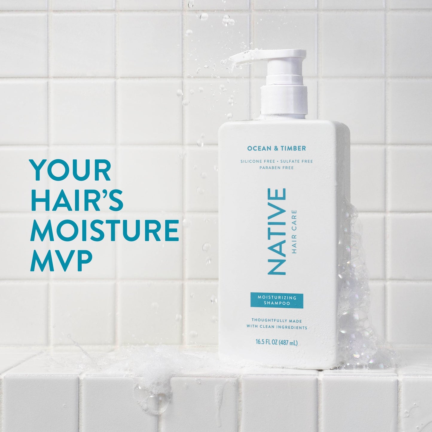 Moisturizing Shampoo Ocean and Timber Classic 16.5oz Daily Care