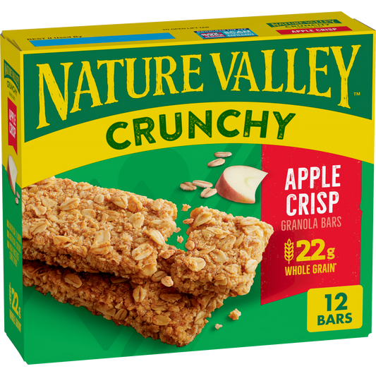 Apple Crisp Crunchy Granola Bars Portable Option for Daily Snack Breaks