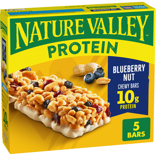 Blueberry Nut Protein Bars Versatile Choice for Family Snack Time