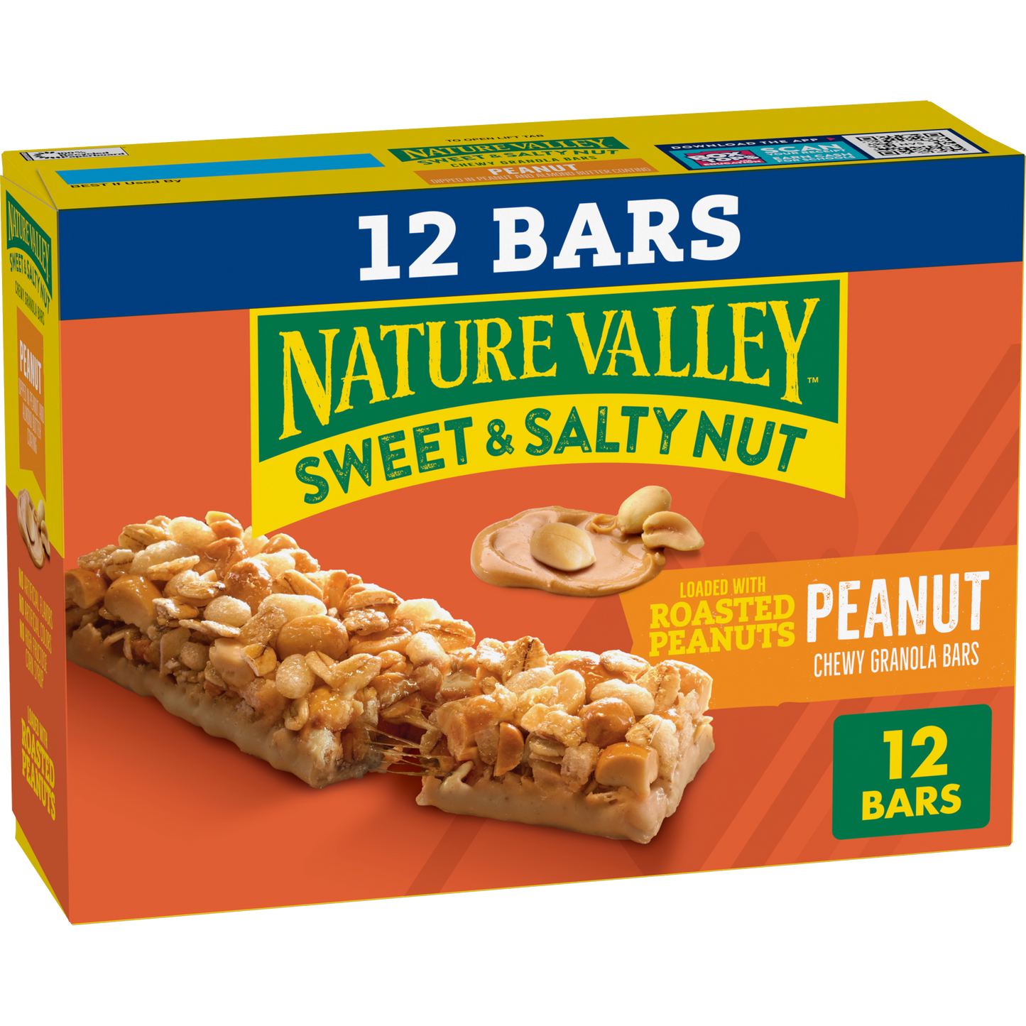 Peanut Sweet and Salty Granola Bars 12ct Flavorful Choice for Everyday Snacking
